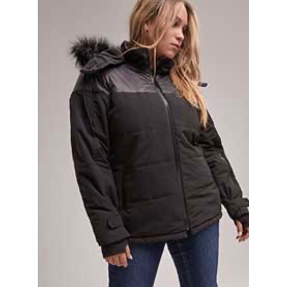 Penningtons Hooded Ski Jacket with Removable Fur - LIVIK - Picture 5 of 5
